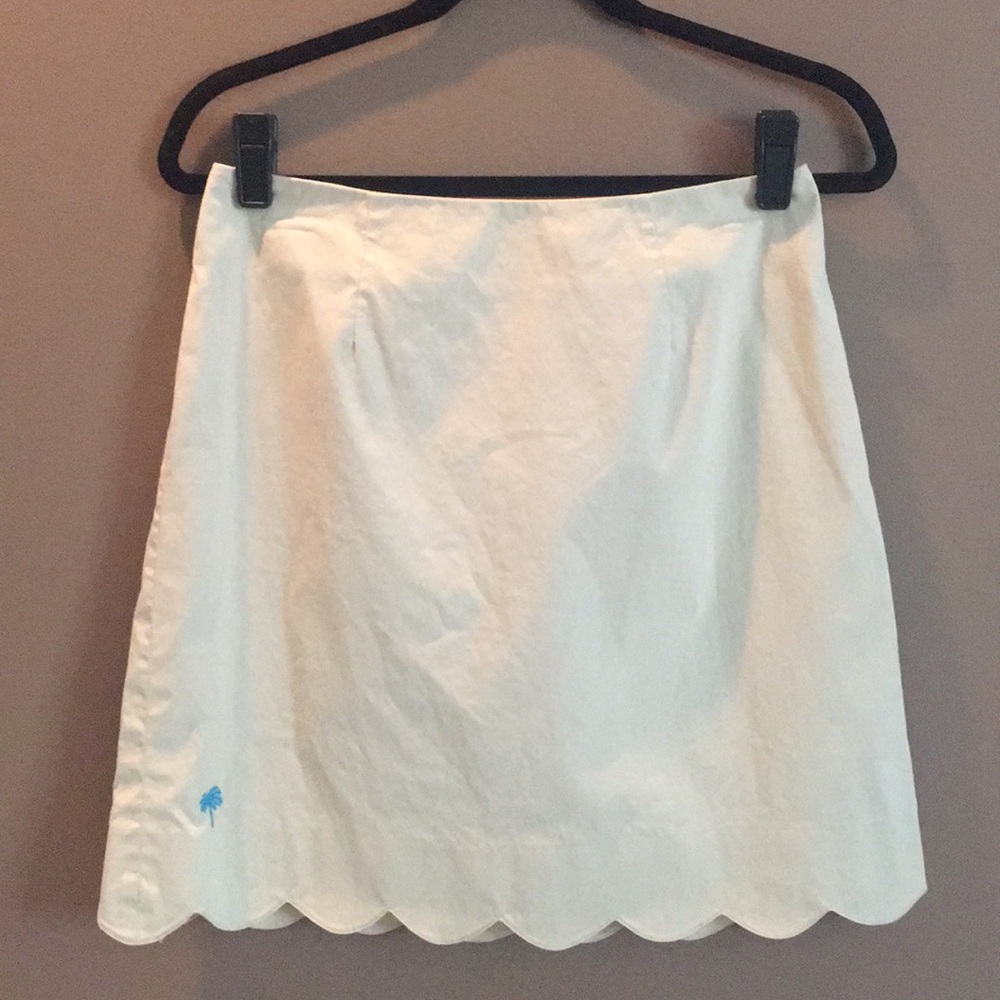 Lilly Pulitzer Scalloped Hem Skirt